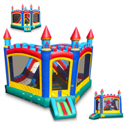 inflatable combo Castle and slide